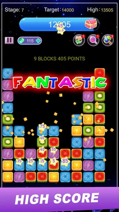 Capturas de tela do Fruit Pop Blast