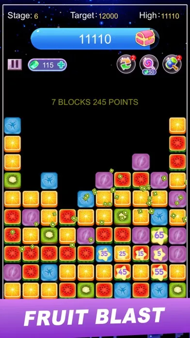 Capturas de tela do Fruit Pop Blast