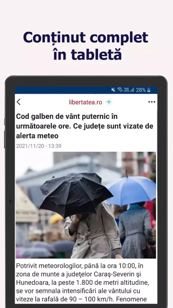 Скриншоты RO Știri (ziare)
