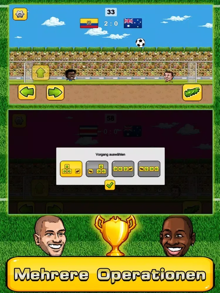 Happy kick-play ball iPad  स्क्रीनशॉट