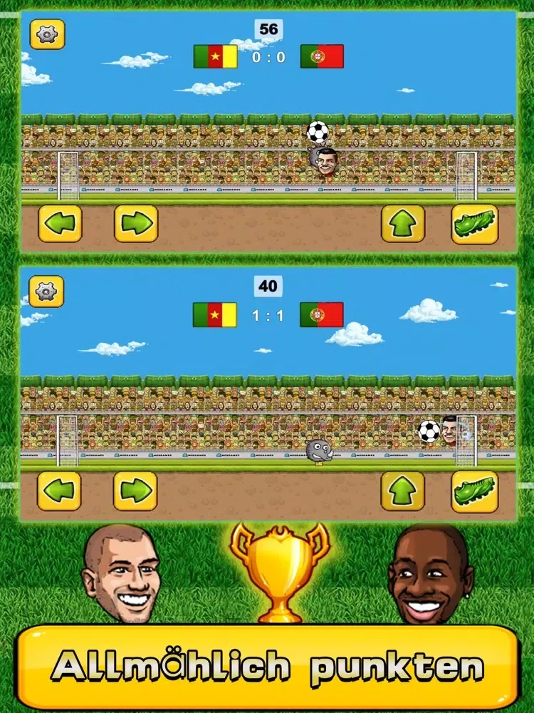 Happy kick-play ball iPad  स्क्रीनशॉट