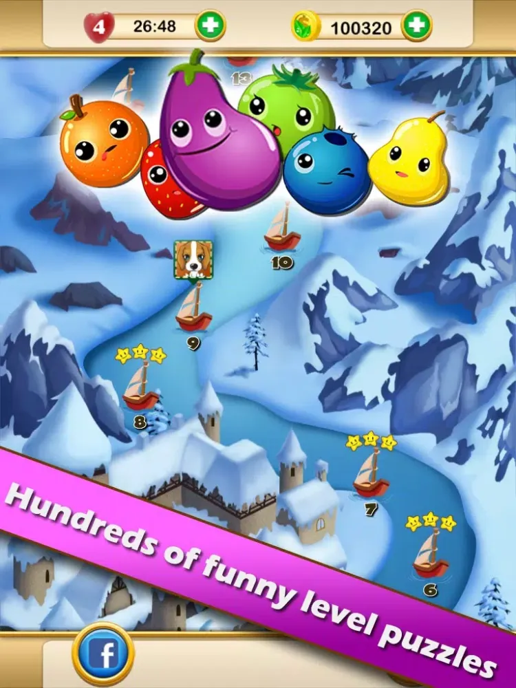 Fruit Heroes - matching 3 game iPad  Ekran Görüntüleri