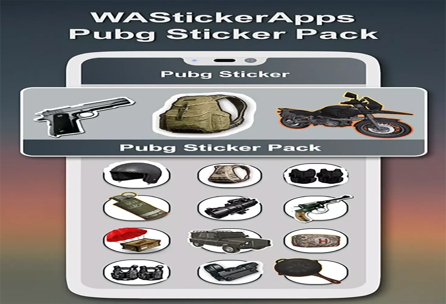 Zrzuty ekranu Pubg's WA Stickers 2020 Editio