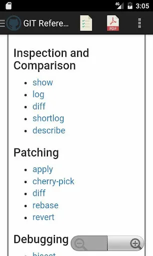 Tangkapan layar Git (Version Control) Manual