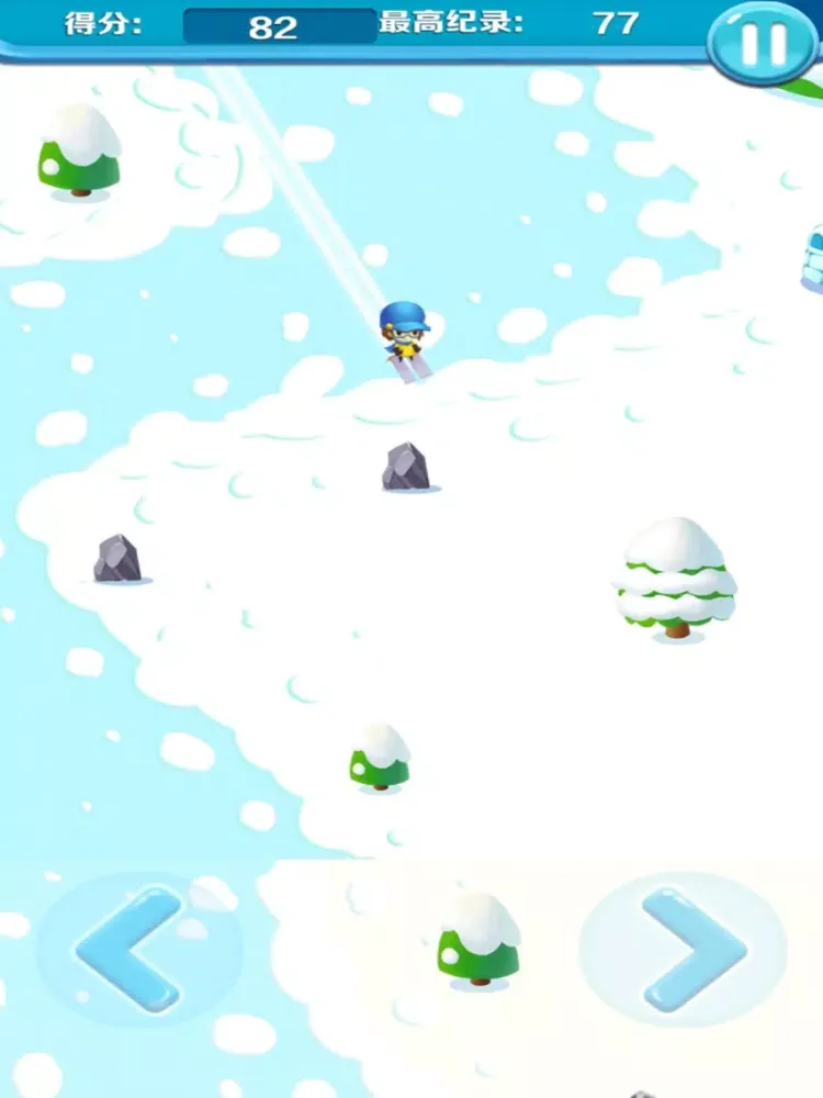 Captures d'écran de 梦幻滑雪2016-全民极限跑酷游戏！ iPad 