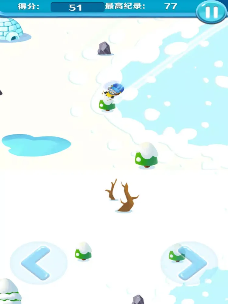 Captures d'écran de 梦幻滑雪2016-全民极限跑酷游戏！ iPad 