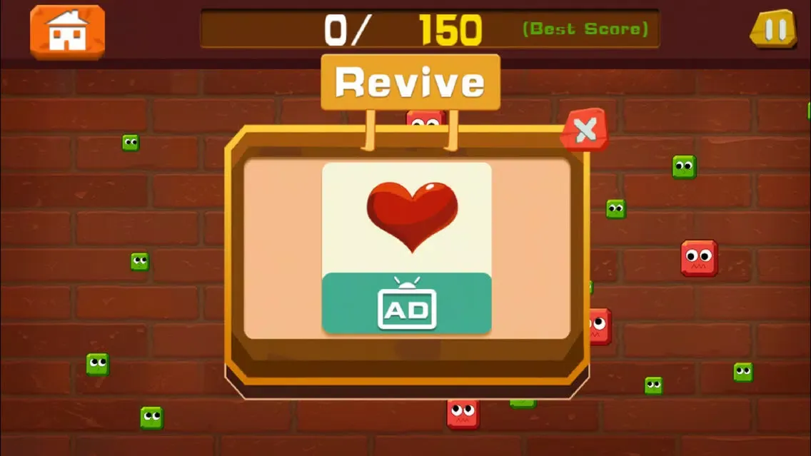 block.io-little yellow block smash others to make self bigger 스크린샷