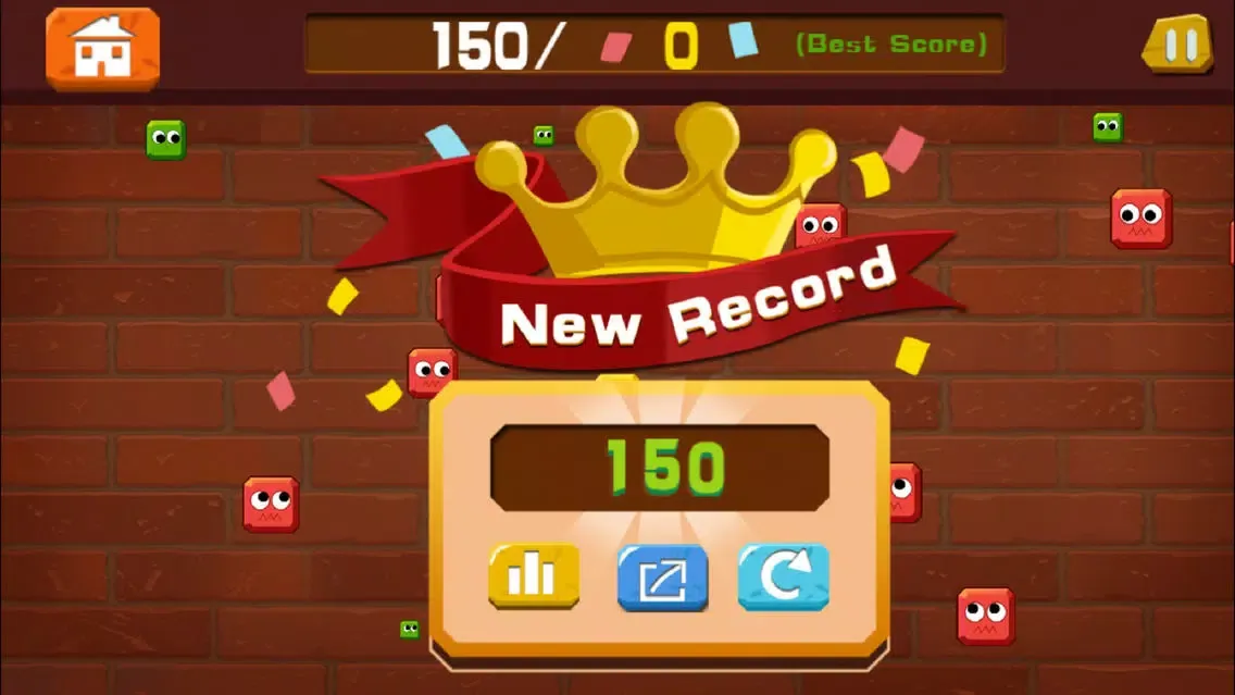 block.io-little yellow block smash others to make self bigger 스크린샷