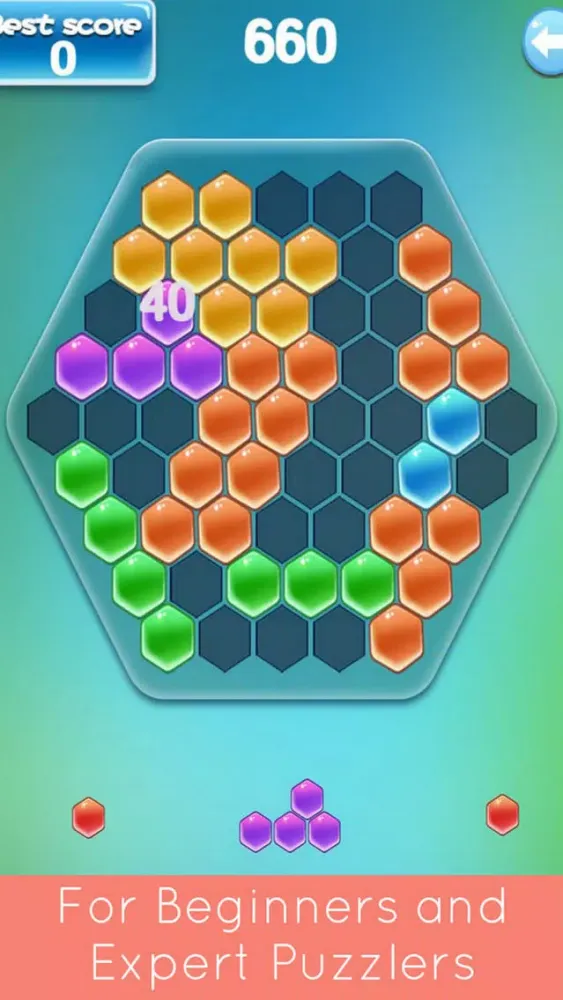 Tangkapan layar Jelly Hexa Crush Fun