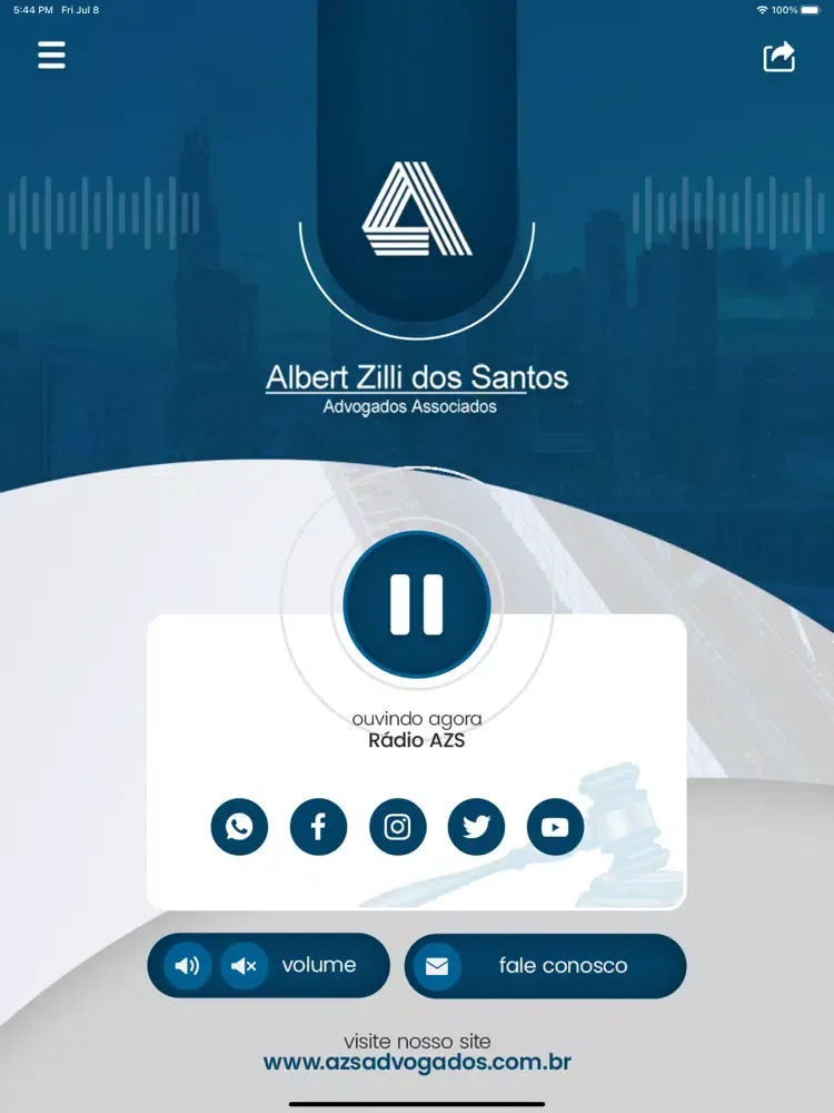 Web Rádio AZS iPad  スクリーンショット