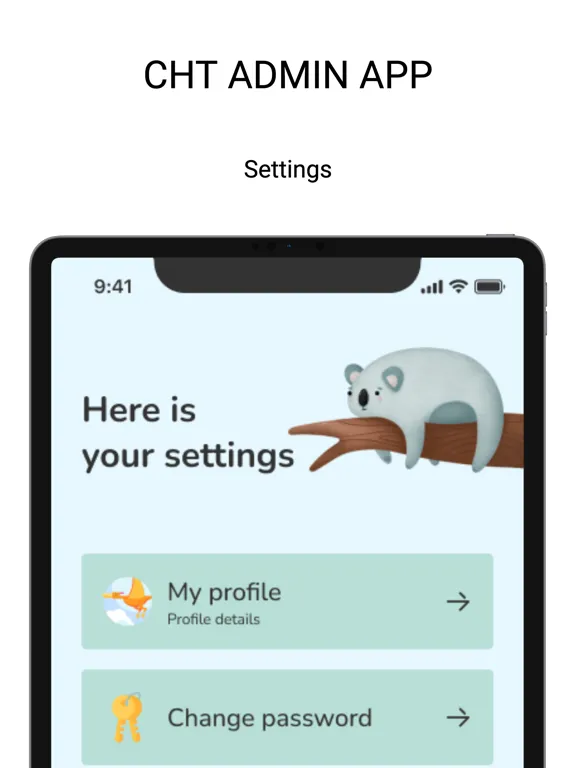 CHT Admin App iPad 應用截圖