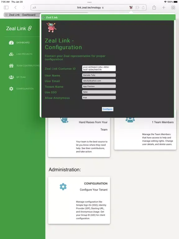 Zeal Link iPad  স্ক্রিনশট