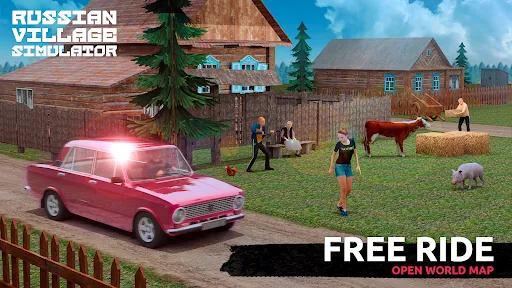 ภาพหน้าจอของ Russian Village Simulator 3D