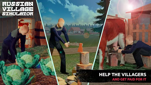 ภาพหน้าจอของ Russian Village Simulator 3D