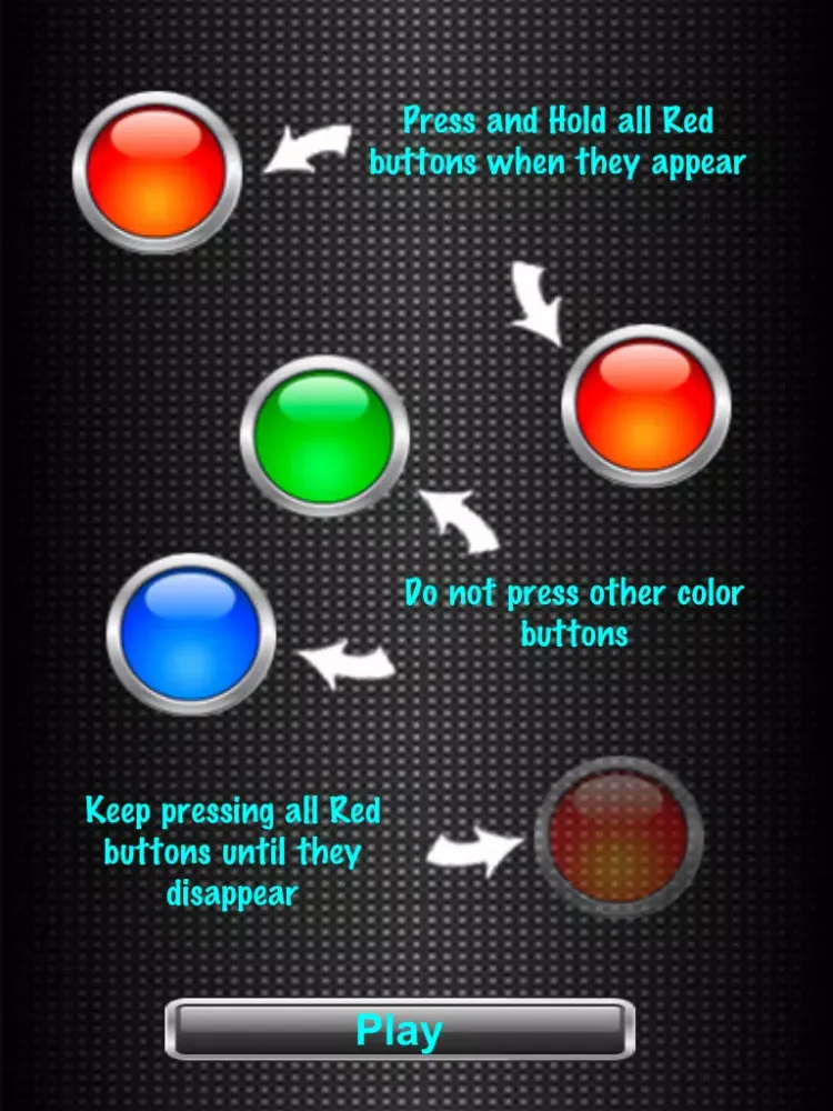 Capturas de pantalla de ALERT! Finger Button Fun (FREE) iPad 
