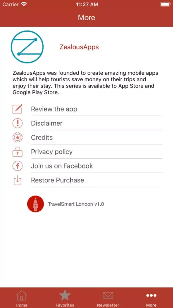 TravelSmart London Screenshots
