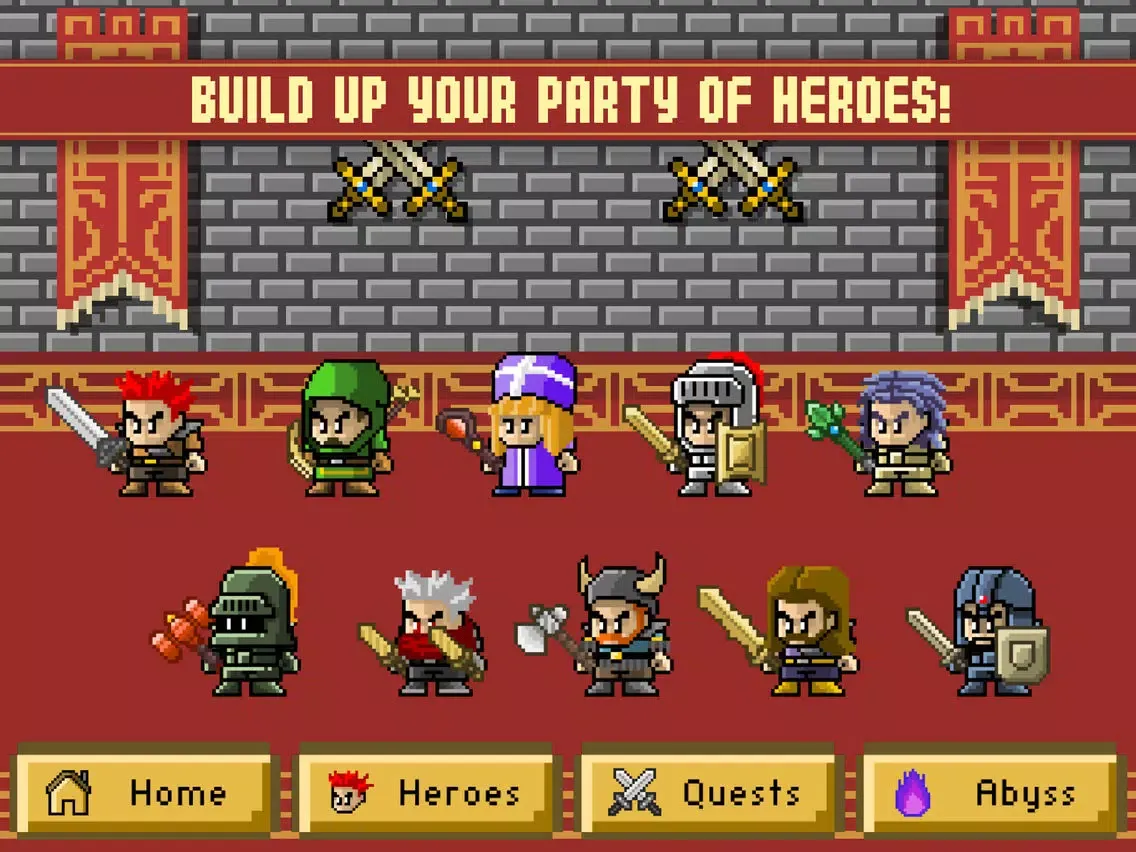 Tangkapan layar Iron Quest iPad 