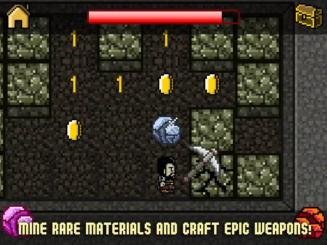 Tangkapan layar Iron Quest iPad 