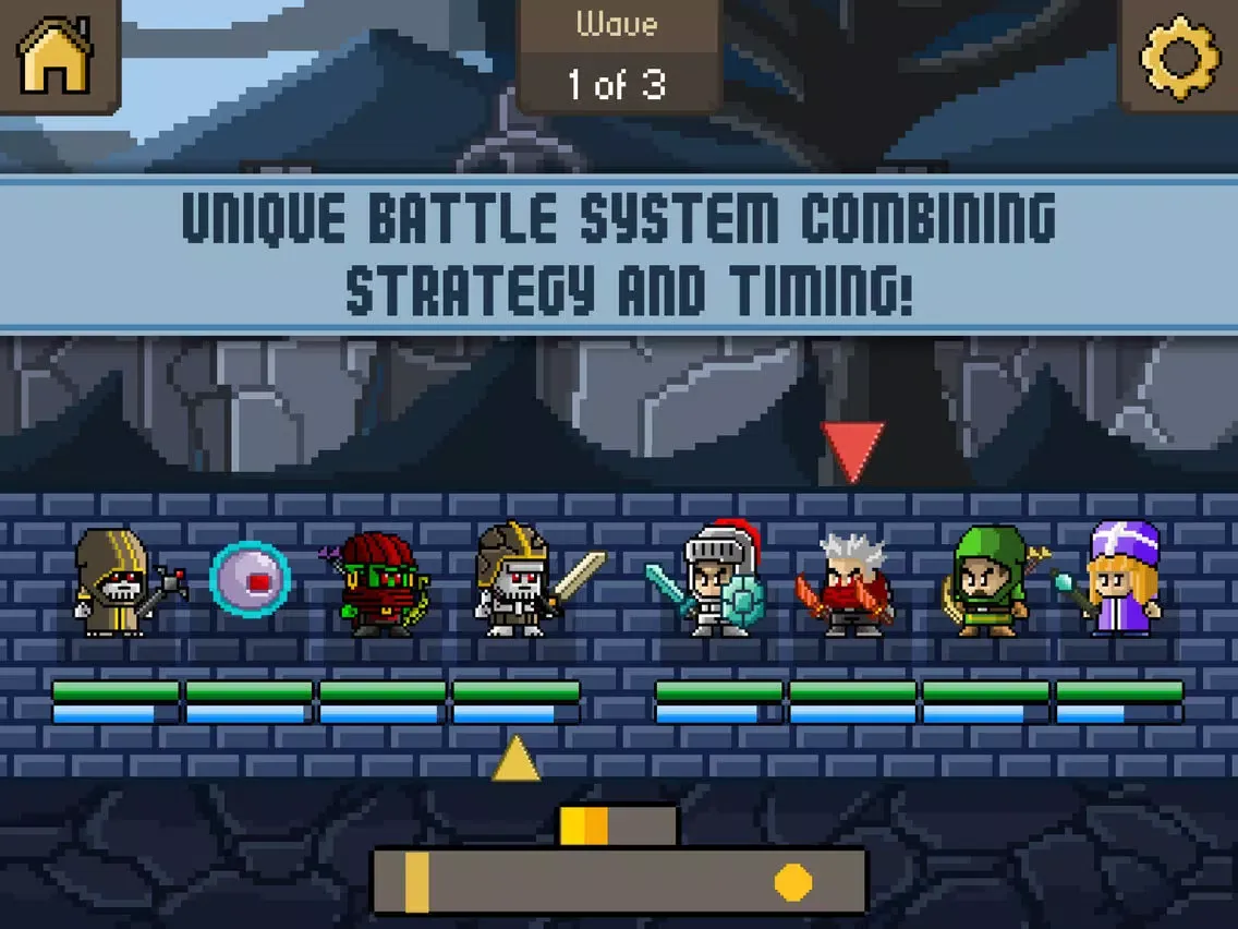 Tangkapan layar Iron Quest iPad 