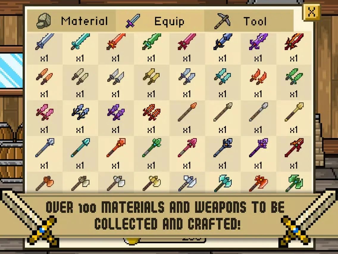 Tangkapan layar Iron Quest iPad 