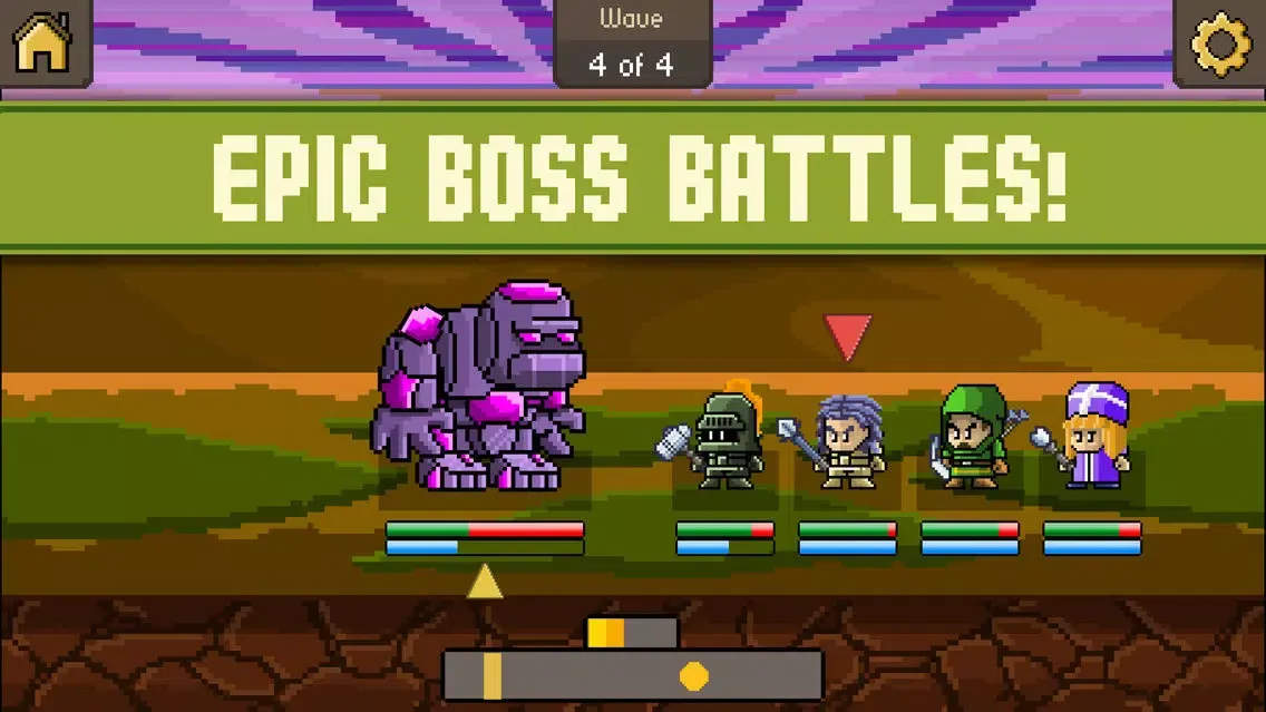 Tangkapan layar Iron Quest