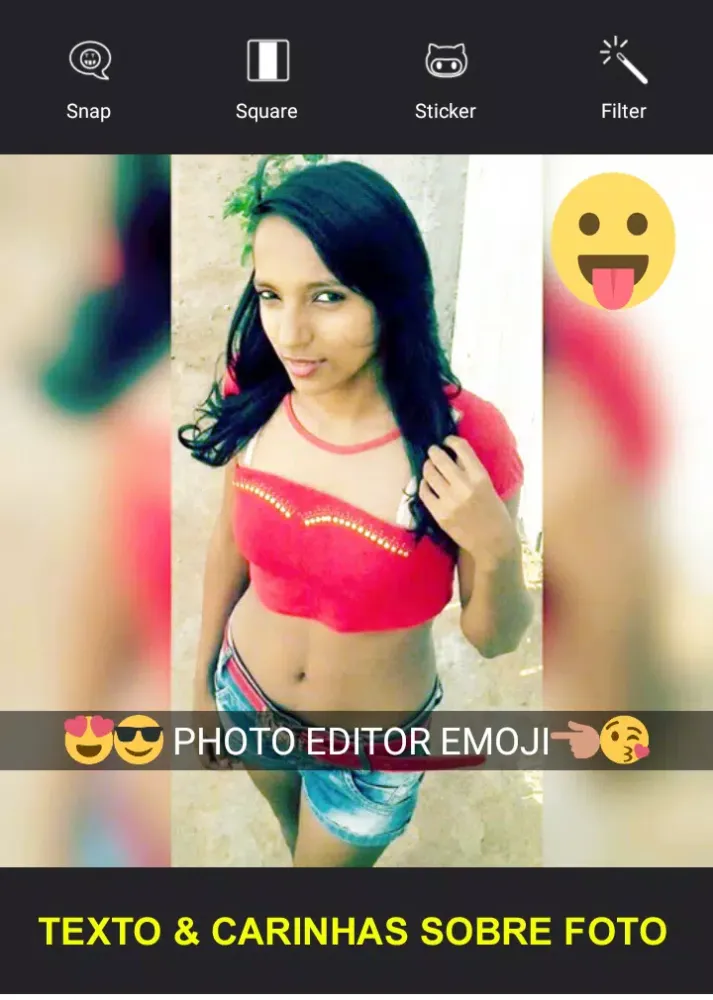 Скриншоты Emoji ? Carinhas Efeito Snap❤