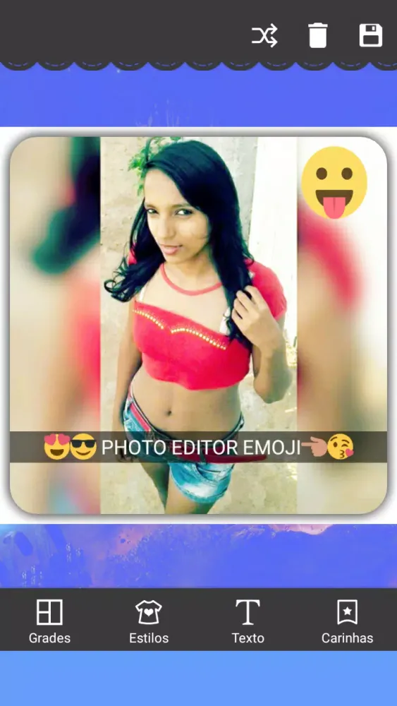 Скриншоты Emoji ? Carinhas Efeito Snap❤