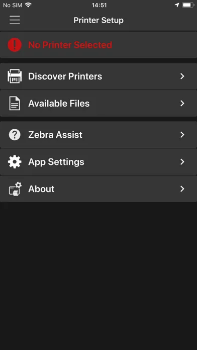 Zebra Printer Setup Utility Screenshots