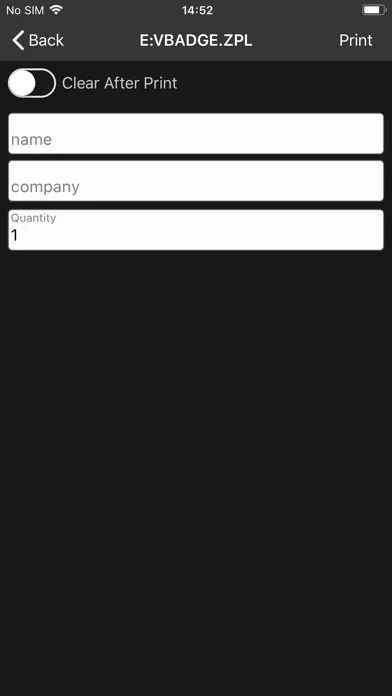 Zebra Printer Setup Utility Screenshots