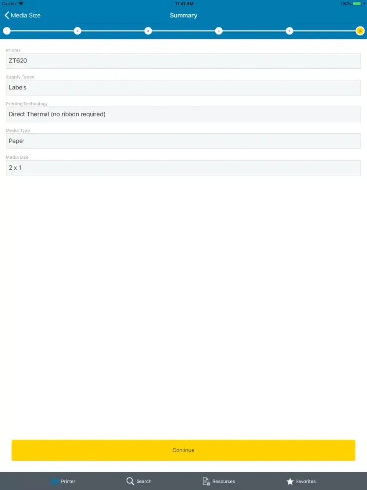 Zebra Product Finder iPad 应用截图