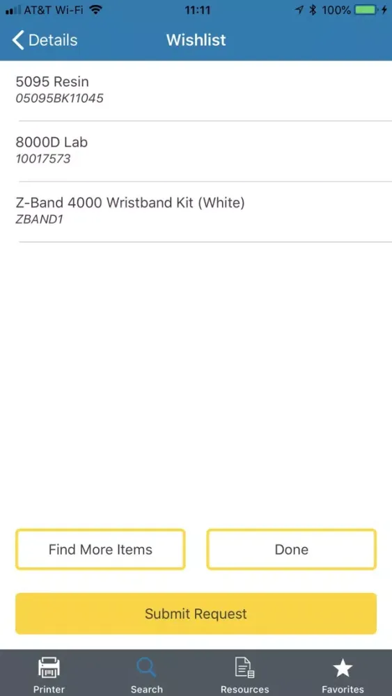 Zebra Product Finder应用截图