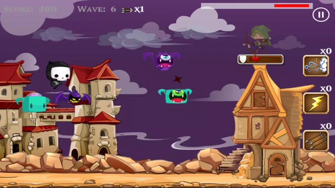 Archer vs Monster Bats স্ক্রিনশট
