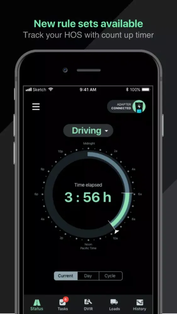 Zrzuty ekranu ZED - ELD Truck Driver Logbook