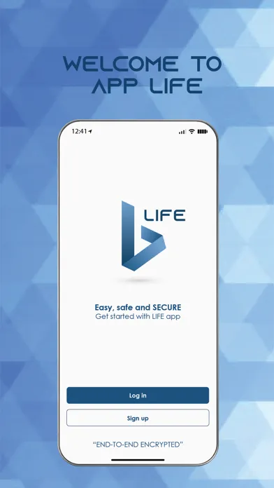 Tangkapan layar Life App Messenger