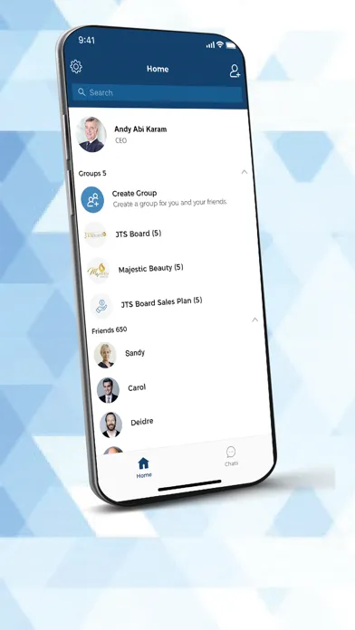 Tangkapan layar Life App Messenger
