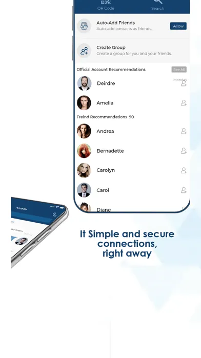 Tangkapan layar Life App Messenger