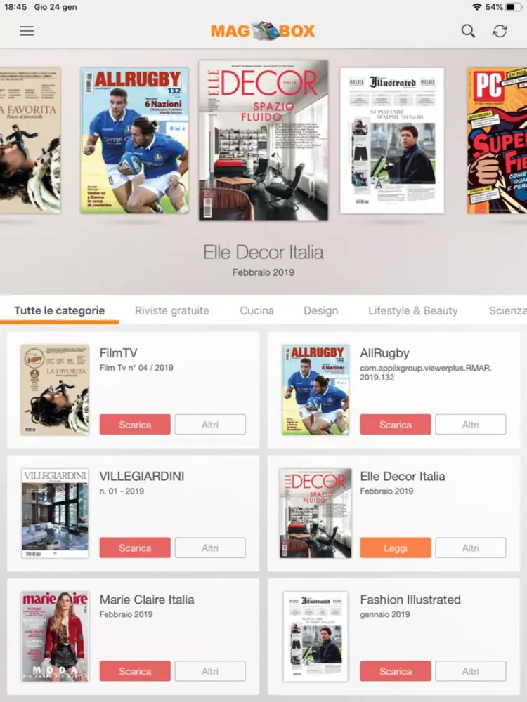 MagBox iPad  Screenshots