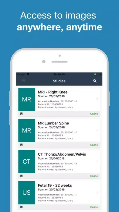 SingMed Diagnostix Viewer Ekran Görüntüleri