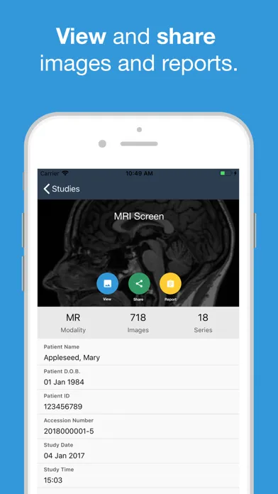 Captures d'écran de HMI Radiology Doctor