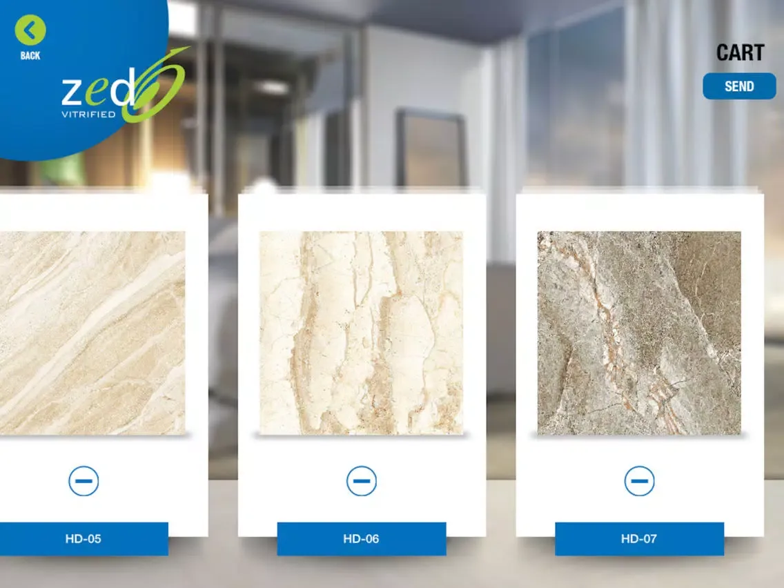 Capturas de pantalla de Zed Vitrified Tiles iPad 