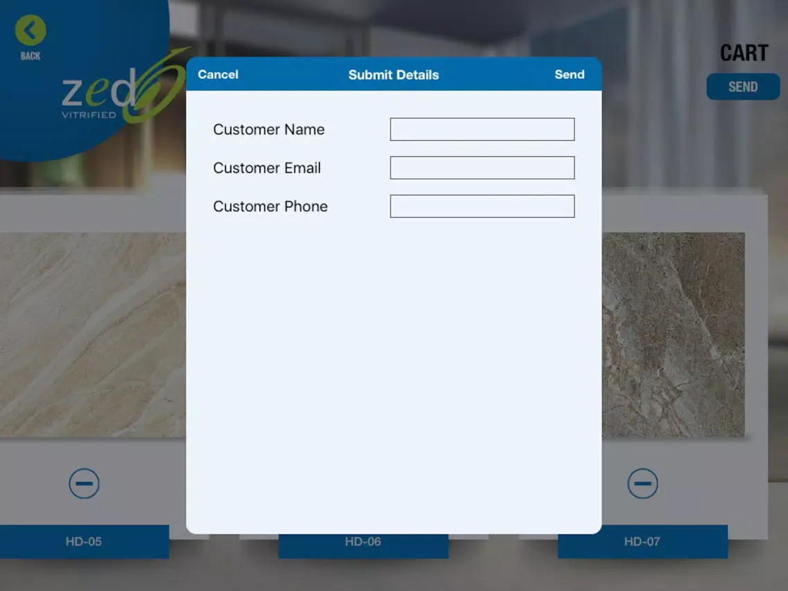 Capturas de pantalla de Zed Vitrified Tiles iPad 