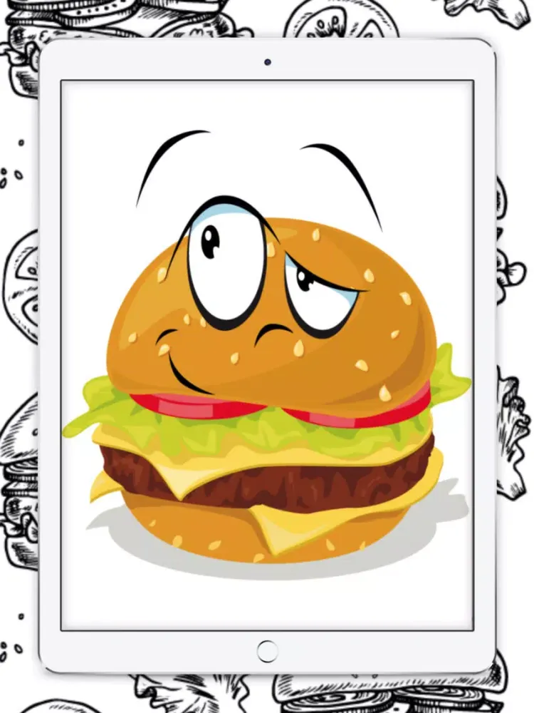Screenshot di Burger Emojis iPad 
