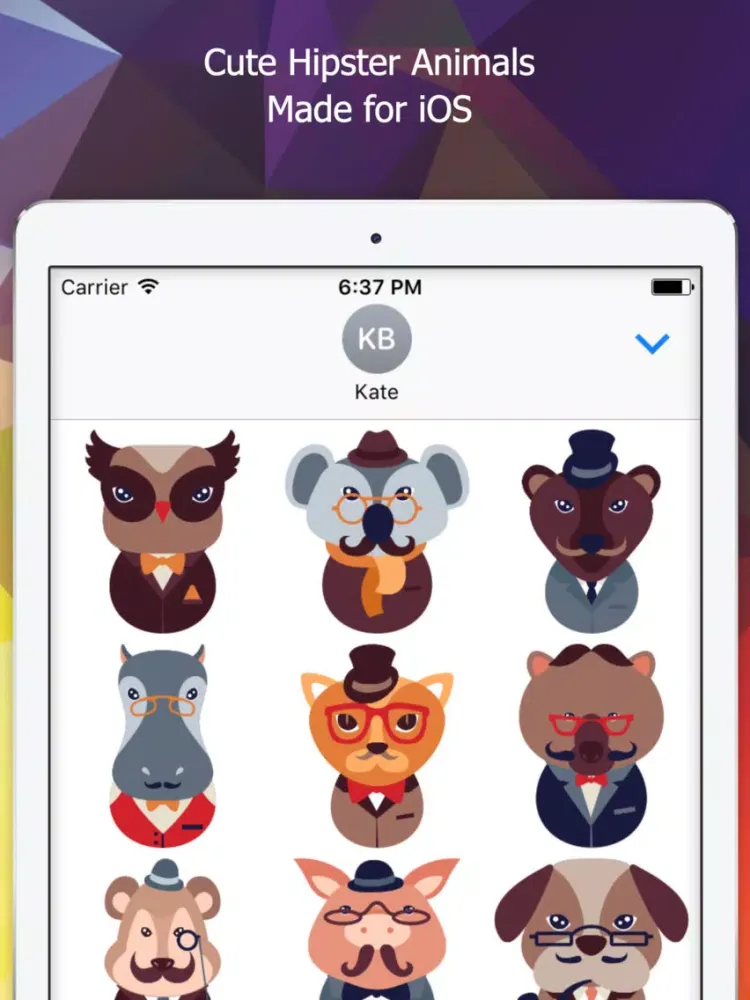 Capturas de pantalla de Hipster Animals - The Ultimate Collection iPad 