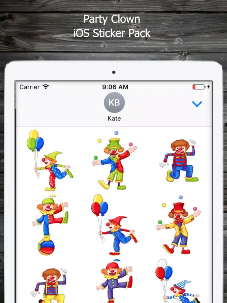 Zrzuty ekranu Clown Party iPad 