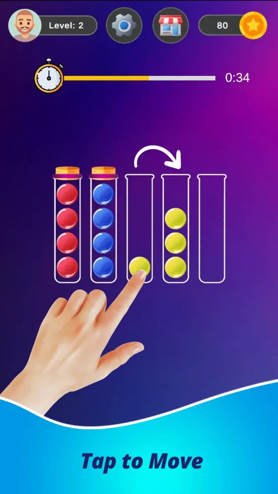 Captures d'écran de Ball Sort Master