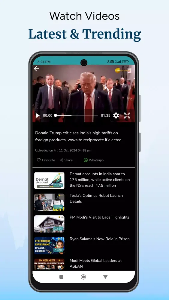 Capturas de pantalla de Zee Business