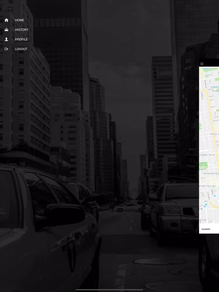 Capturas de pantalla de ZEE CABS Driver iPad 