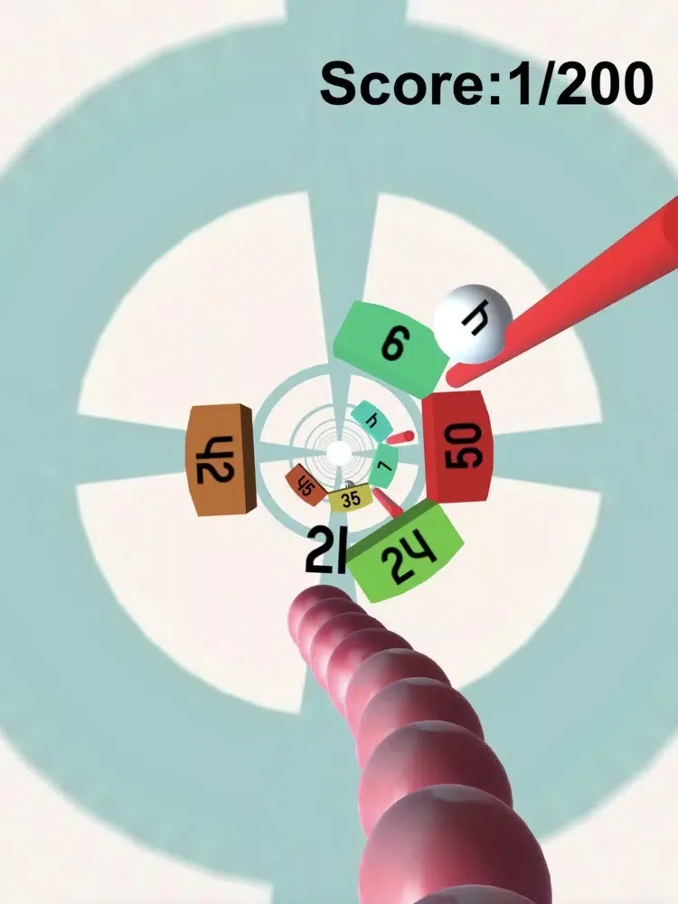 Tangkapan layar Rolly Snake on Vortex Road iPad 
