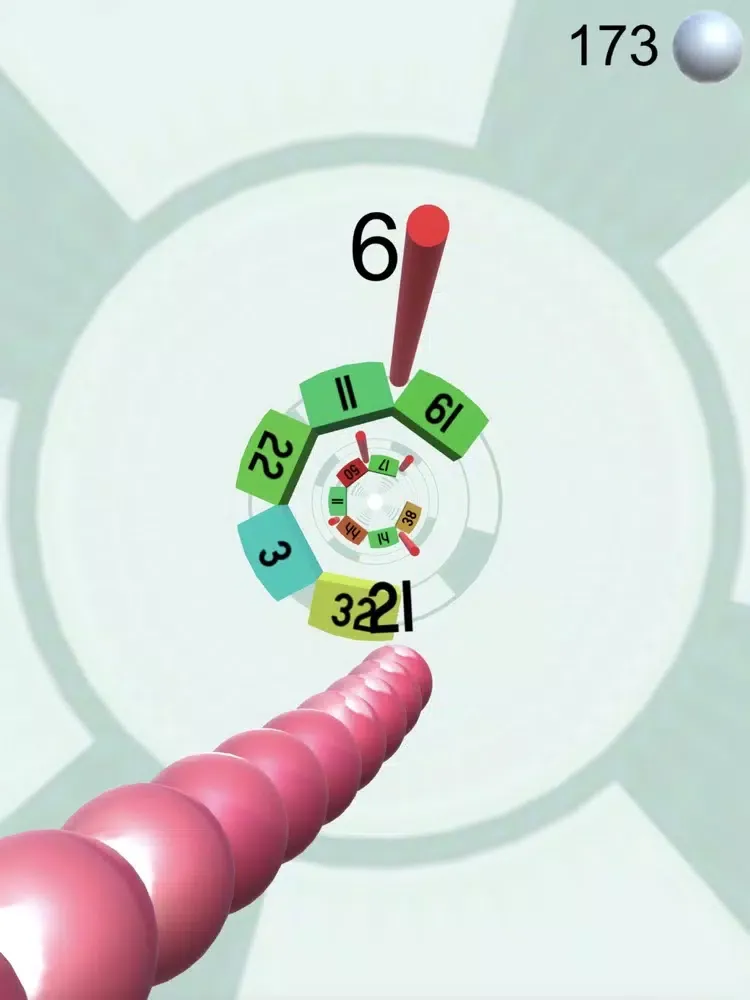Tangkapan layar Rolly Snake on Vortex Road iPad 