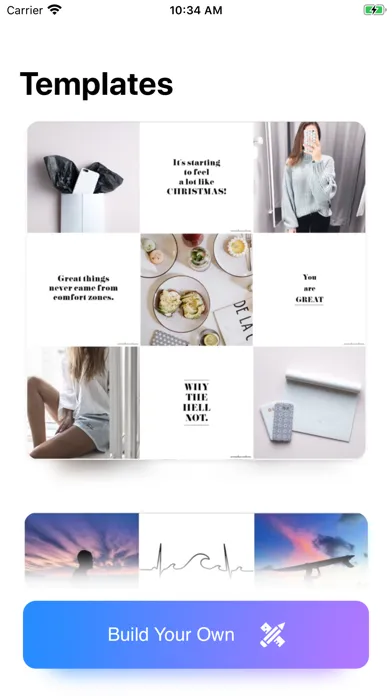 Tangkapan skrin Insta Grid by zeeeedha